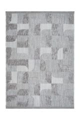 Orion Gri Modern Salon Mutfak Yatak Odası Halısı