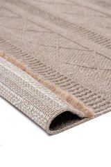 Marie Bej Makrome Dokumalı Salon Mutfak Yatak Odası Halısı