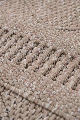 Marie Bej Makrome Dokumalı Salon Mutfak Yatak Odası Halısı