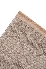 Marie Bej Makrome Dokumalı Salon Mutfak Yatak Odası Halısı