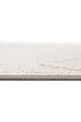 Marie Krem Makrome Dokumalı Salon Mutfak Yatak Odası Halısı