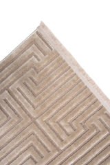 Pier Bej İskandinav Desenli Salon Mutfak Yatak Odası Halısı