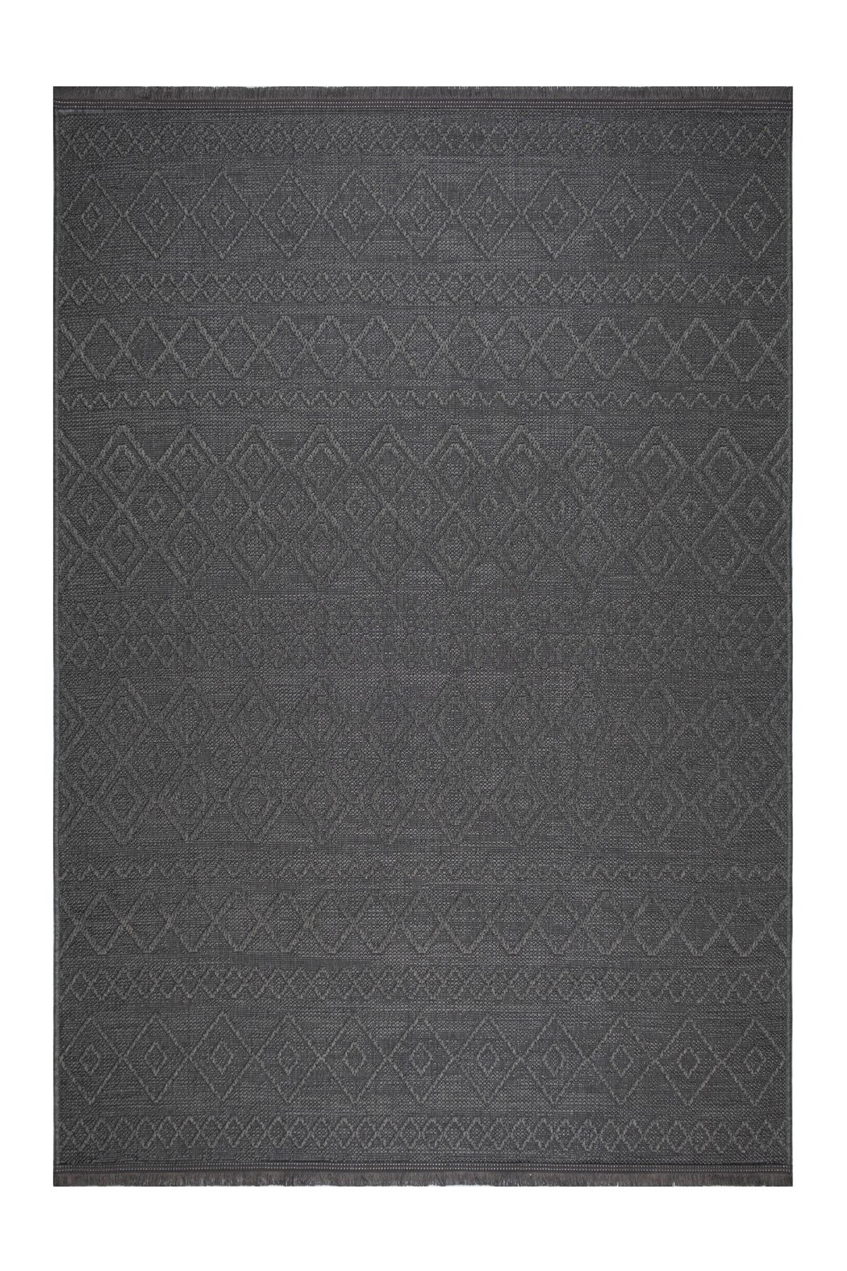 Simba Antrasit Modern Sisal Salon Mutfak Yatak Odası Halısı