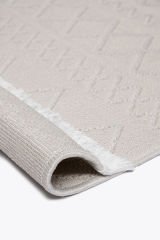 Simba Beyaz Modern Sisal Salon Mutfak Yatak Odası Halısı