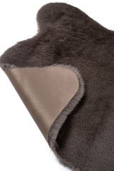 Bunny Antrasit Tavşan Postu Pelüş Salon Yatak Odası Halısı