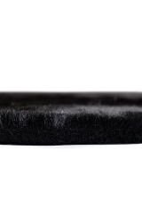 Bunny Siyah Tavşan Postu Pelüş Salon Yatak Odası Halısı