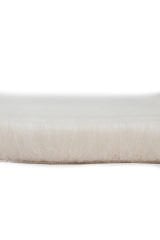 Bunny Krem Tavşan Postu Pelüş Salon Yatak Odası Halısı