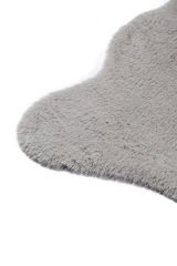Bunny Gri Tavşan Postu Pelüş Salon Yatak Odası Halısı