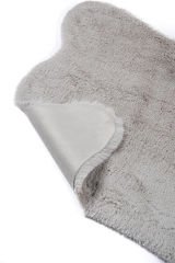 Bunny Gri Tavşan Postu Pelüş Salon Yatak Odası Halısı