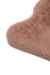 Bunny Pembe Tavşan Postu Pelüş Salon Yatak Odası Halısı