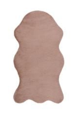 Bunny Pembe Tavşan Postu Pelüş Salon Yatak Odası Halısı