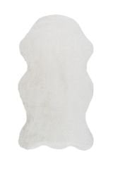 Bunny Beyaz Tavşan Postu Pelüş Salon Yatak Odası Halısı